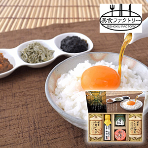 美食ファクトリー 蔵出し卵がけ醤油と美味しい米ギフトB【出産内祝い】