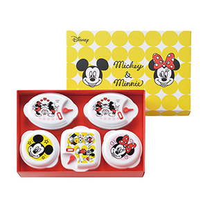 ミッキー&ミニー ポップトーン 電子レンジ容器5PC【出産内祝い用】