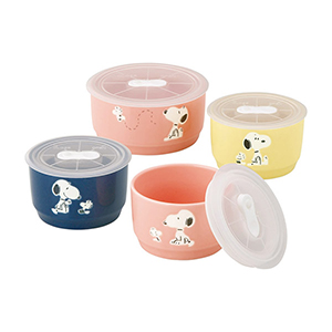ピーナッツ more SNOOPY レンジ4点セット【出産内祝い用】