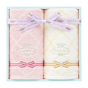 トッカ ラフェスタ フェイスタオル2P（ピンク）【出産内祝い用】