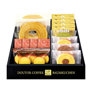 Cafe Etoile ドトールコーヒー&バウムクーヘンセット B【出産内祝い用】