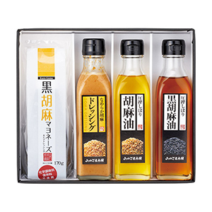 山口ごま本舗 ごま油と調味料セット B【出産内祝い用】