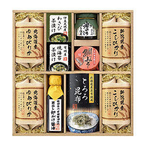 美食ファクトリー 蔵出し卵がけ醤油と美味しい米ギフト C【出産内祝い用】