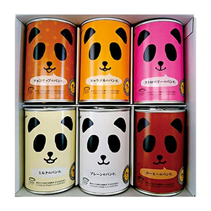 パンだ缶 パンの缶詰 6缶バラエティセット【出産内祝い用】