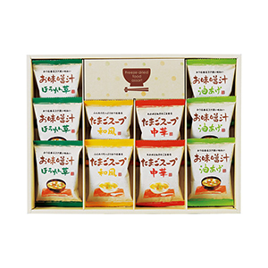 フリーズドライ「お味噌汁・スープ詰合せ」C【出産内祝い用】
