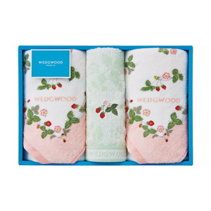 ウェッジウッド フェイス2P・ウォッシュタオル1P（ピンク）【出産内祝い】
