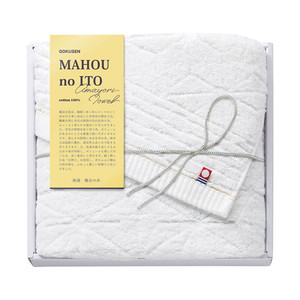 今治極選 魔法の糸 フェイスタオル（ホワイト）【出産内祝い】