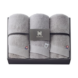 今治タオル HOTELIST フェイスタオル3P（グレージュ）【出産内祝い】
