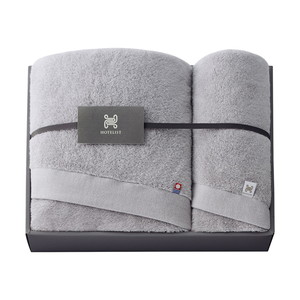 今治タオル HOTELIST バス1P・フェイスタオル1P（グレージュ）【出産内祝い】