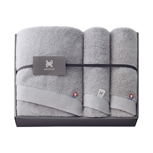 今治タオル HOTELIST バス1P・フェイスタオル2P（グレージュ）【出産内祝い】