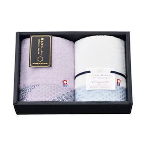 瀬戸内テーラー フェイスタオル2P（パープル）【出産内祝い】