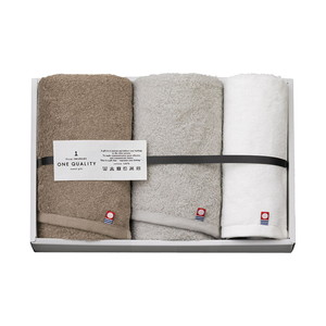 今治タオル ONE QUALITY フェイス2P・ウォッシュタオル1P【出産内祝い】