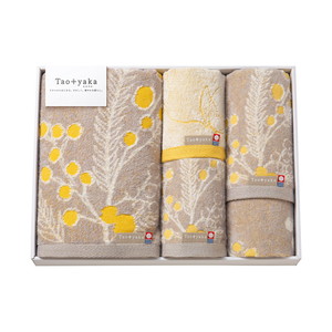 Taoyaka タオルセット （ミモザ）B【出産内祝い】