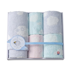 天使のふわもこ ふわふわひつじのかくれんぼ タオルセット B【出産内祝い】