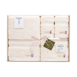 スピニングモード 今治エコ プレミアム タオルセット（木箱入）【出産内祝い】