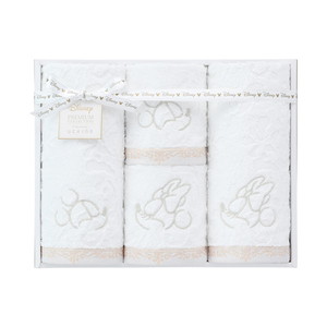 ディズニー プレミアム エターナリー フェイス2P・ゲストタオル2P（ホワイト）【出産内祝い】