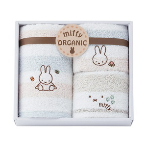ミッフィー オーガニック フェイス1P・ウォッシュタオル2P【出産内祝い】