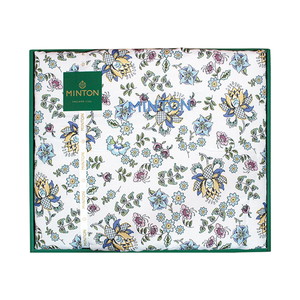 ミントン 洗える肌掛けふとん（ブルー）【出産内祝い】