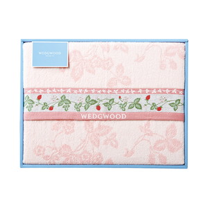 ウェッジウッド タオルケット（ピンク）【出産内祝い】