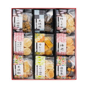 お煎餅9種詰合せ あられ煎【出産内祝い】