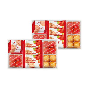 あまおう苺バウムクーヘン&プチフィナンシェ ギフトボックスF【出産内祝い】