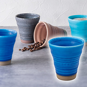 結心 カップ（マリンブルー） 【出産内祝い】