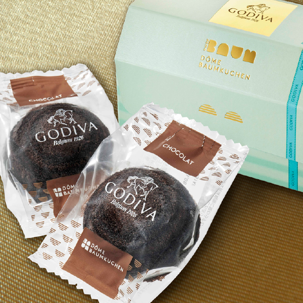 ★GODIVA ドーム バームクーヘン ショコラ (2個入)【出産内祝い用】