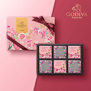 GODIVA メリーゴーランド ワッフル カレ アソートメント（6枚入）【出産内祝い用】