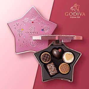 GODIVA メリーゴーランド ワッフル キープセイク（5粒入）【出産内祝い用】