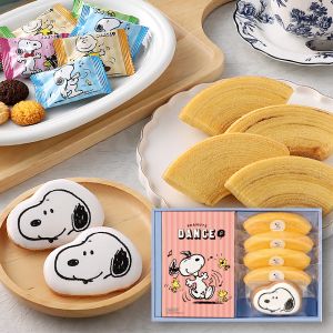 【名入れ専用】スヌーピー クッキー＆バウムクーヘンセット B