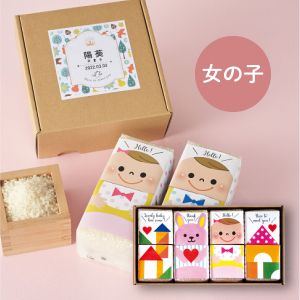 【名入れ専用】 新潟県産無洗米こしひかり ライスドール（女の子）B