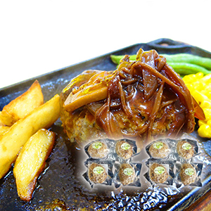 焼き豚P オリーブ豚ハンバーグ 8個入【出産内祝い】