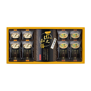 フリーズドライのおみそ汁と有明のり詰合せ【出産内祝い】