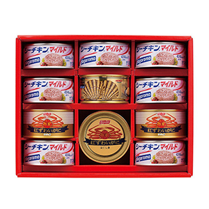 【送料無料】紅ずわいがに＆シーフードギフト 11個入【出産内祝い】