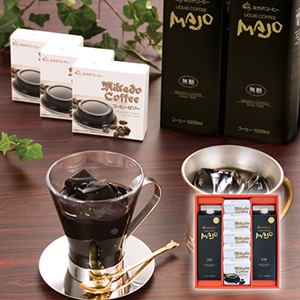 ミカド珈琲 コーヒーゼリー＆リキッドコーヒーギフト A【出産内祝い】