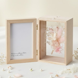 【送料無料】フラワーフレーム（Thank You）ピンク【出産内祝い】
