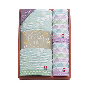 すずらん日和　日本製　愛媛今治　バスタオル1P・タオルハンカチ2P【出産内祝い用】