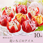 【送料無料】博多あまおう 花いちごのアイス（11個入）【出産内祝い用】