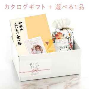 内祝いギフトセット（カタログギフト 日本のおいしい食べ物【4000円コース】橙）